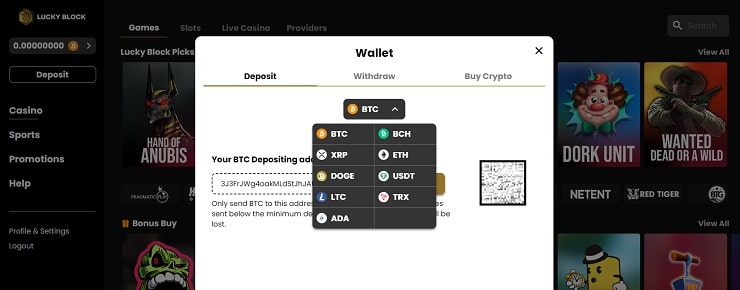 lucky block registracija