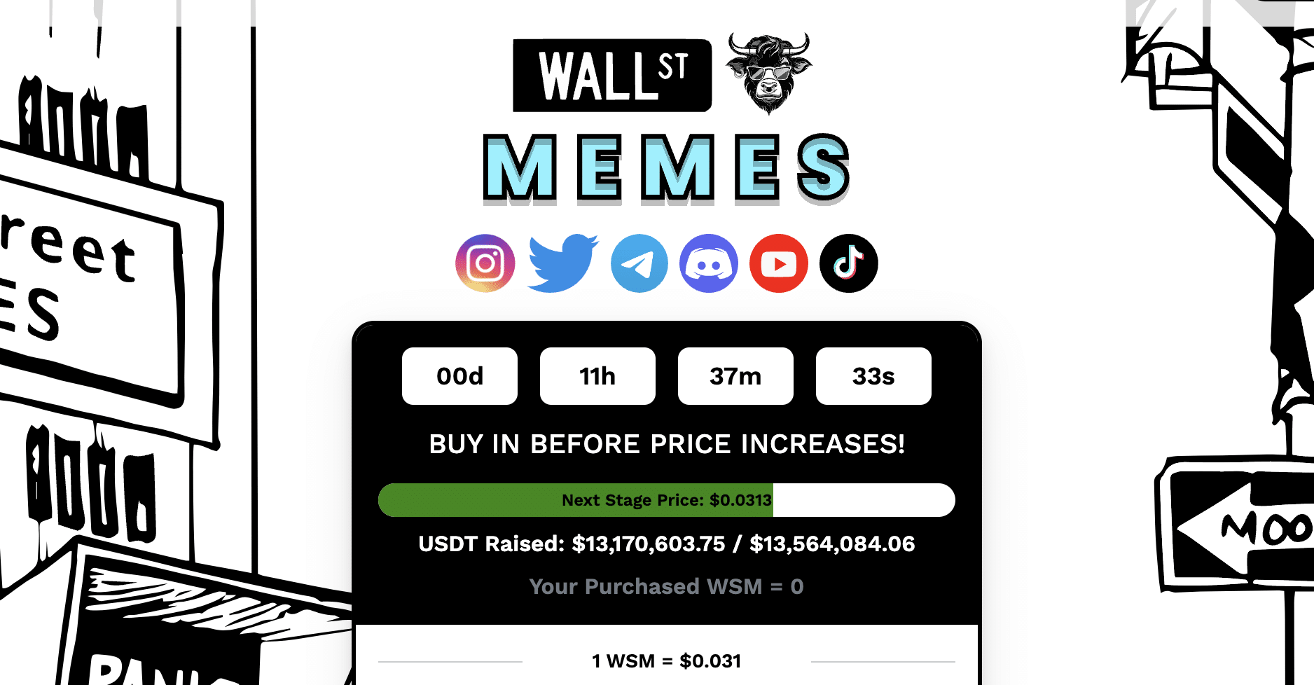 Wall Street Memes ($WSM) - ryškus memų projektas, pastebėtas Elon Musk