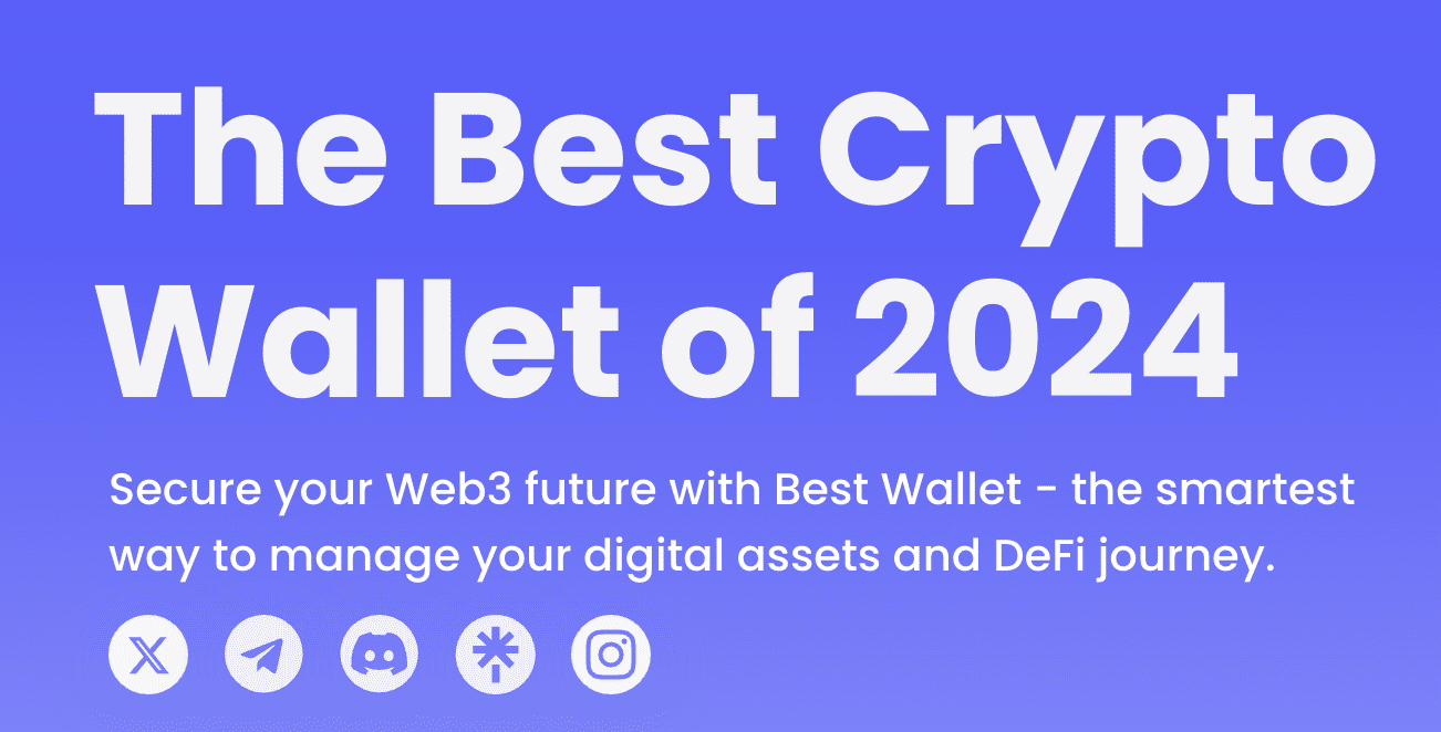 5. Best Wallet - ateities kriptovaliutų piniginė