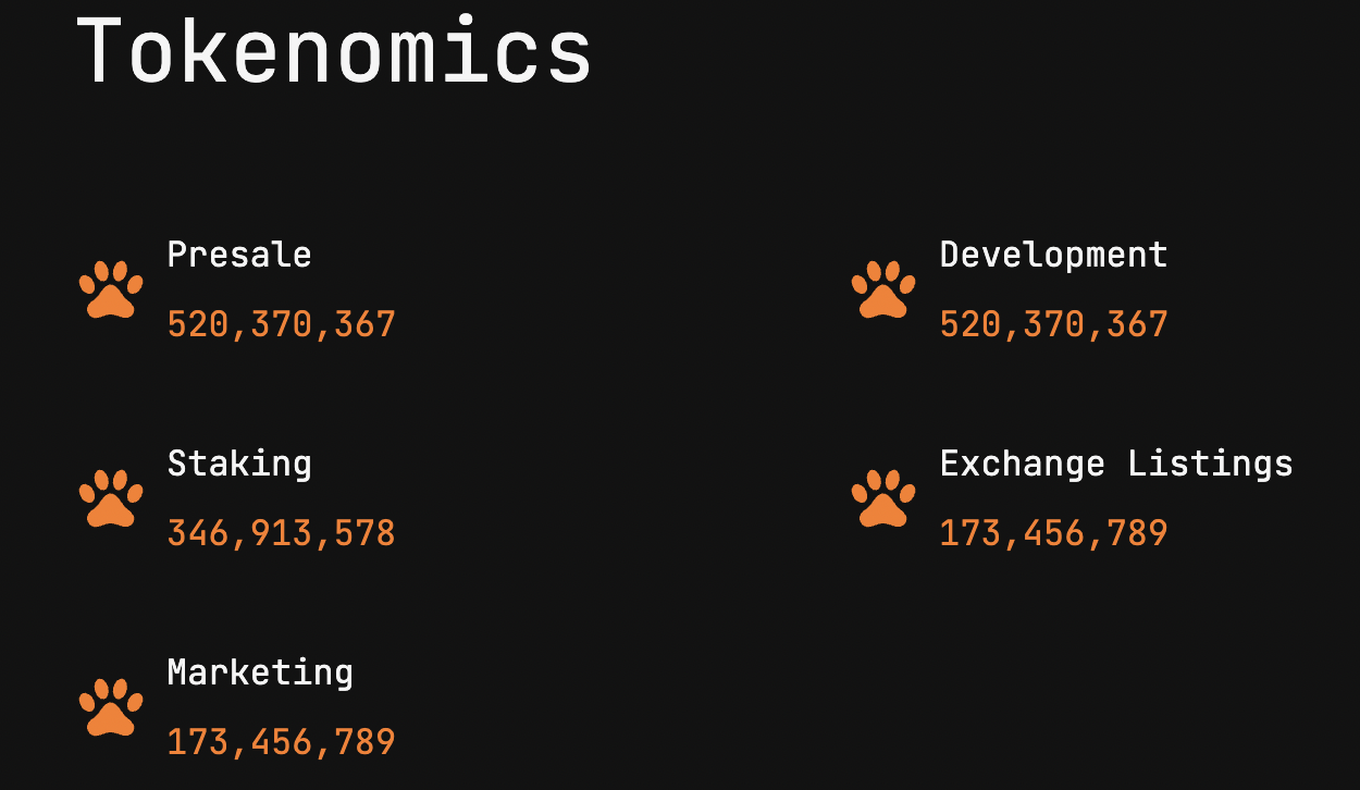 Scotty AI tokenomika