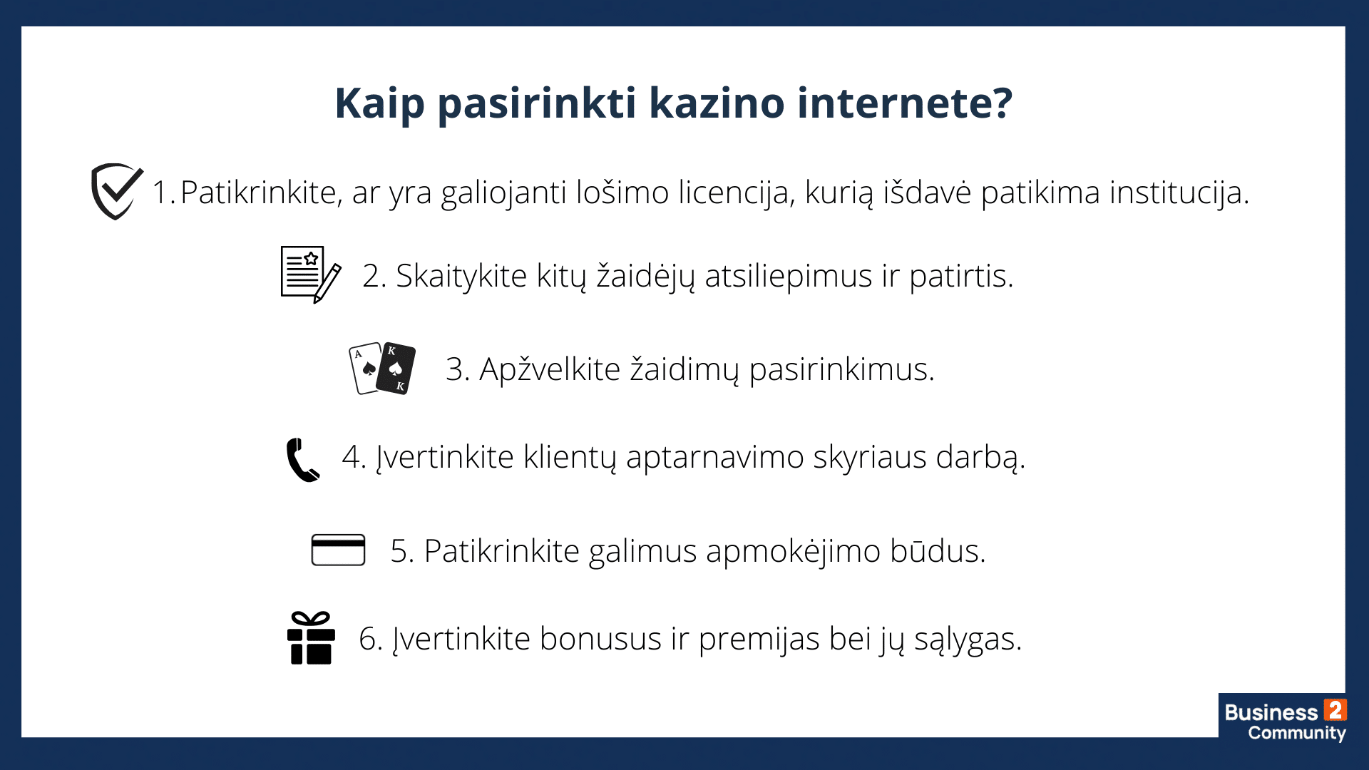 Kaip pasirinkti tinkamiausią kazino internete?