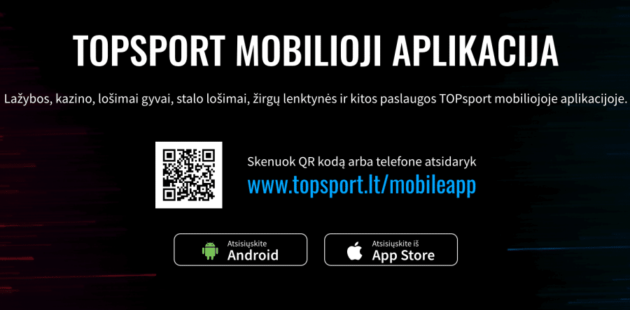 TopSport mobilioji patirtis