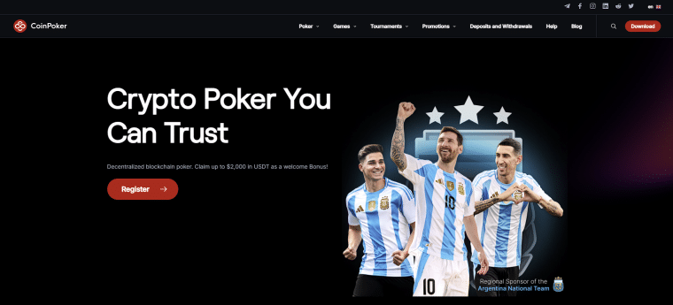 CoinPoker – geriausias SOL pokeris ir kazino