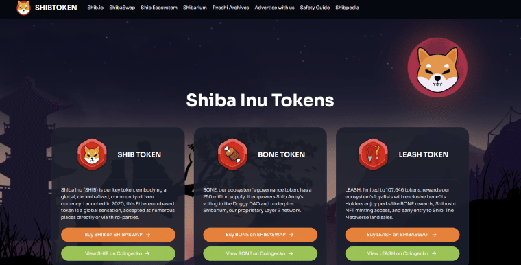 3. Shiba Inu - interneto sensacija, veikianti Ethereum tinkle