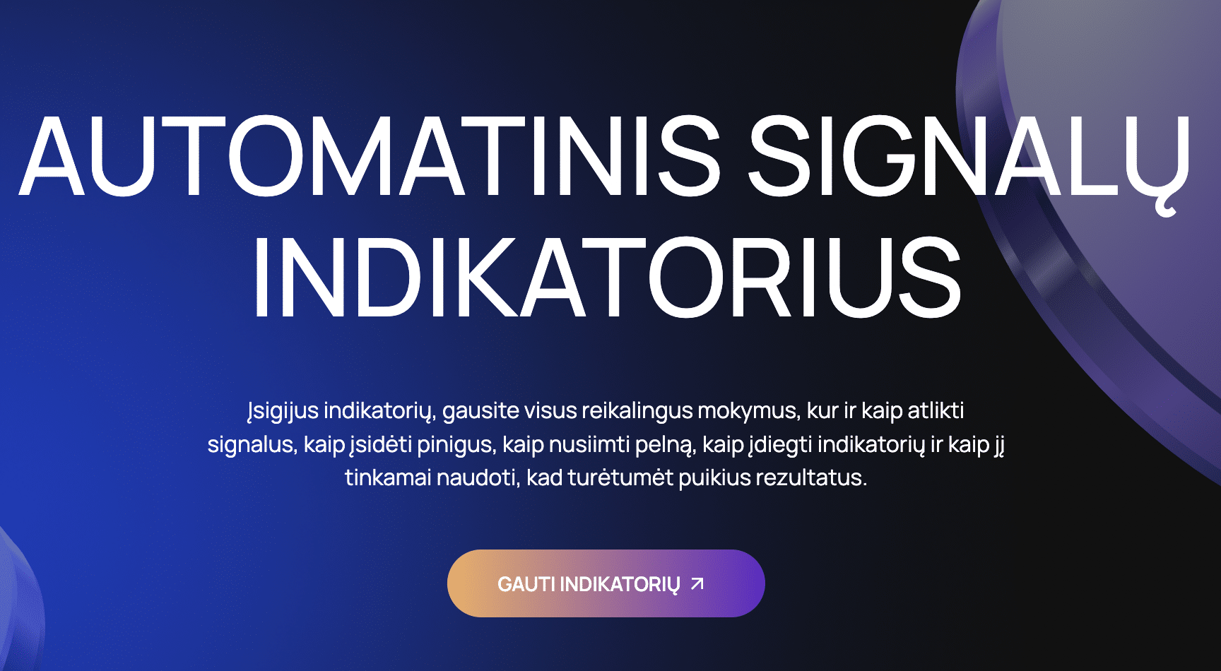 Ar Crypto Lietuva Indikatorius tikrai veikia?