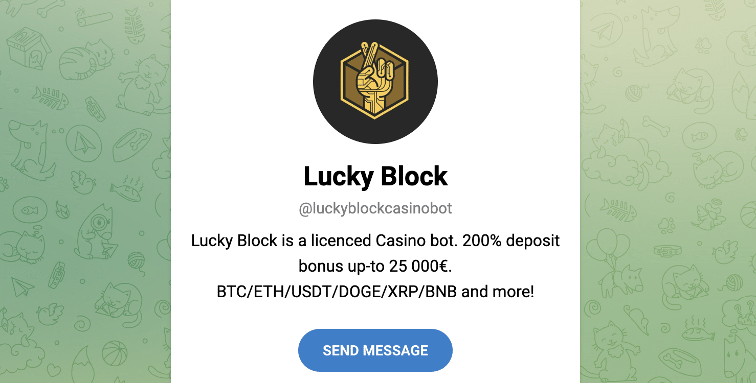 lucky block telegram