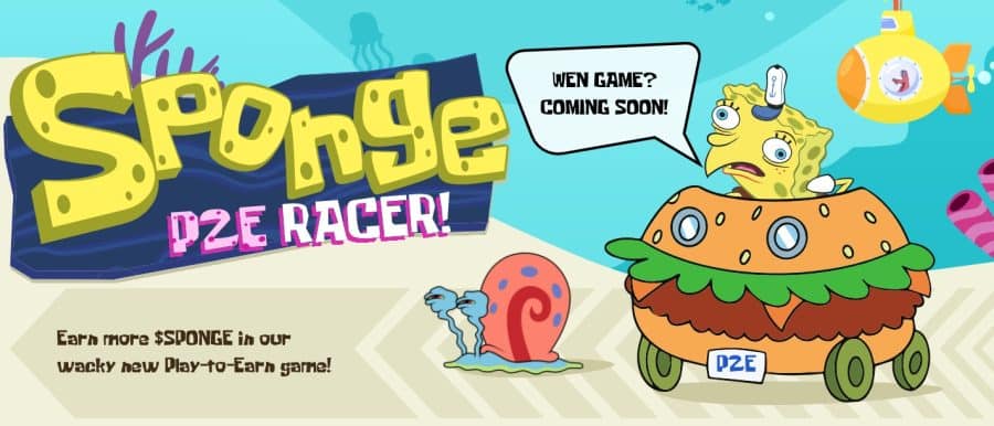 Sponge V2 Play-to-Earn spēle