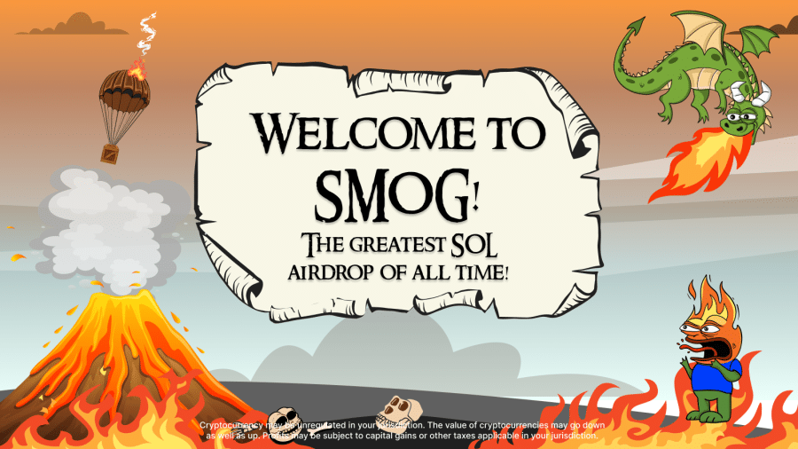 Smog token - ne tā parastā kriptovalūtas pirkšana, iegūsti žetonus caur Airdrop kampaņu