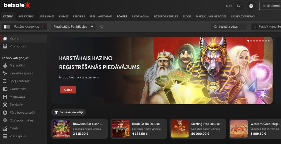 Betsafe - liels zīmols un tas ir izcils visās jomās, kuras tas aptver