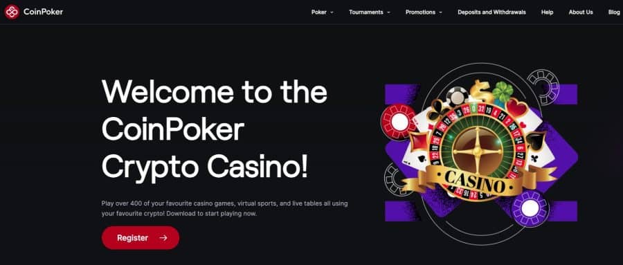 CoinPoker - labākais online pokera kazino ar dažādām naudas spēlēm