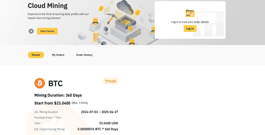 Binance Cloud Mining - kriptovalūtas rakšana ar populārāko kriptovalūtas biržu Binance