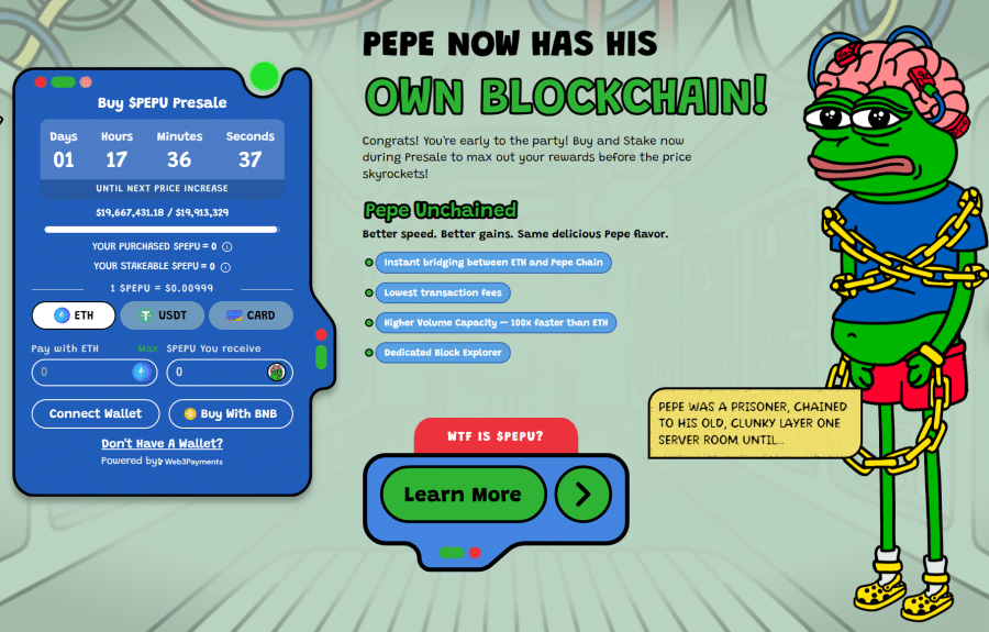 Pepe Unchained (PEPU)