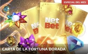 código del bono para netbet carta dorada