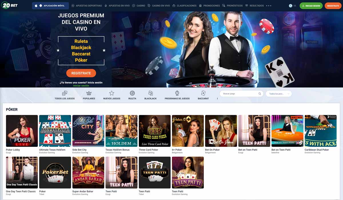 20bet Sitio Poker Online Mexico