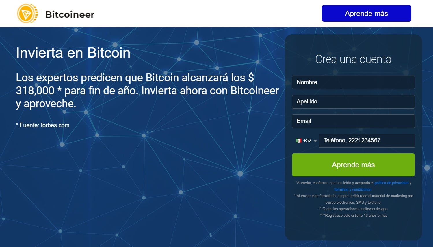 Invierta en Bitcoineer