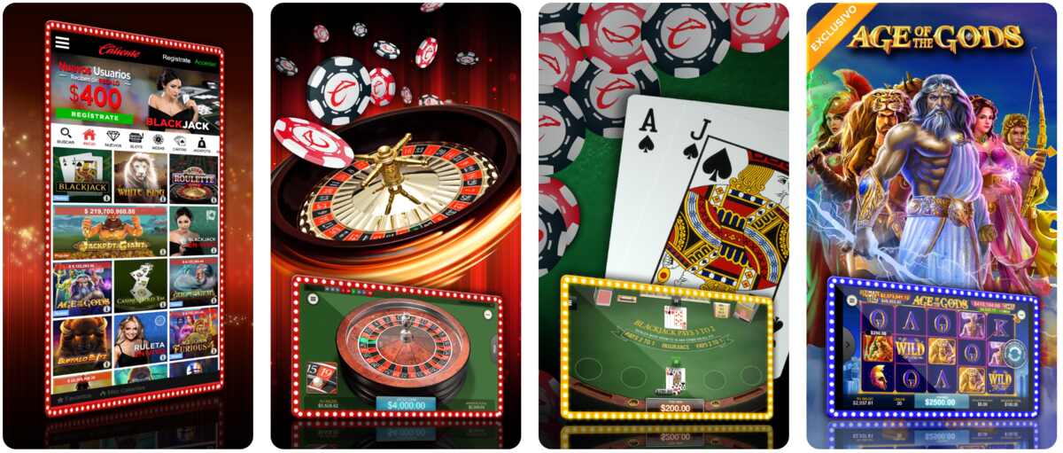 Casino app de Caliente MX para iOS, Android y Windows