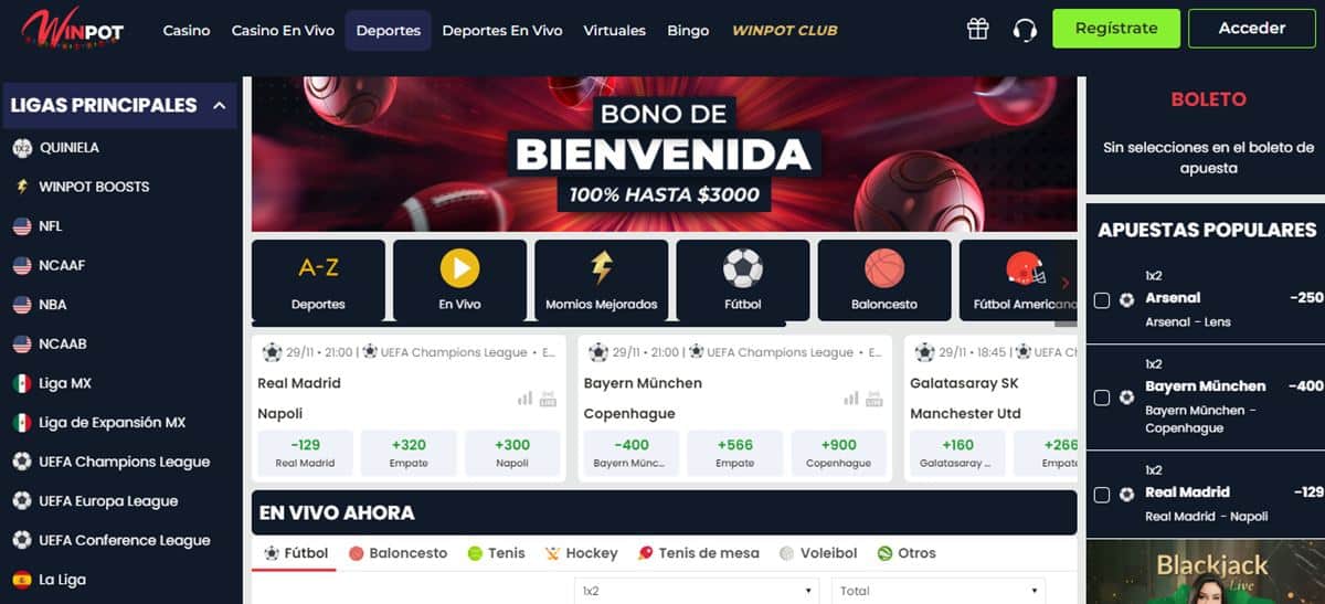 Cómo ganar apuestas deportivas en Winpot