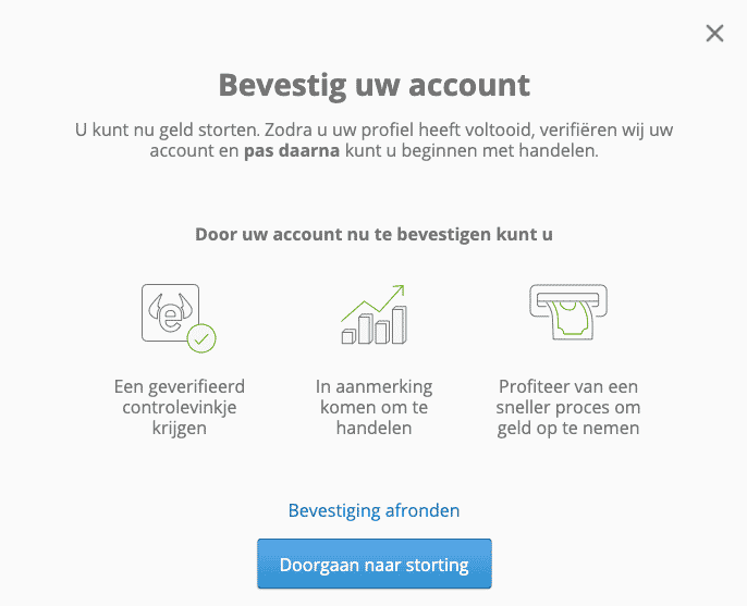 verifieer account nft kopen met ideal