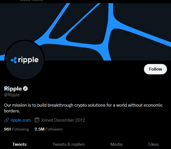 ripple koers verwachting twitter