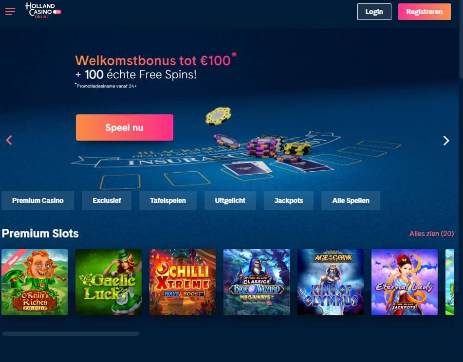 Online Casino met Gratis Startgeld