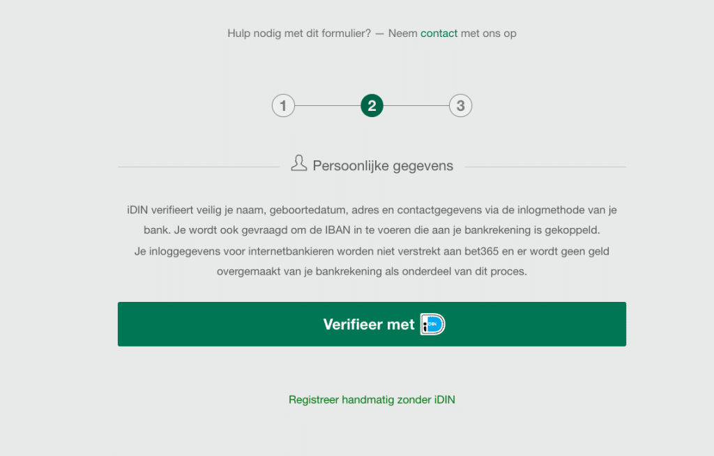 bet365 account verificatie