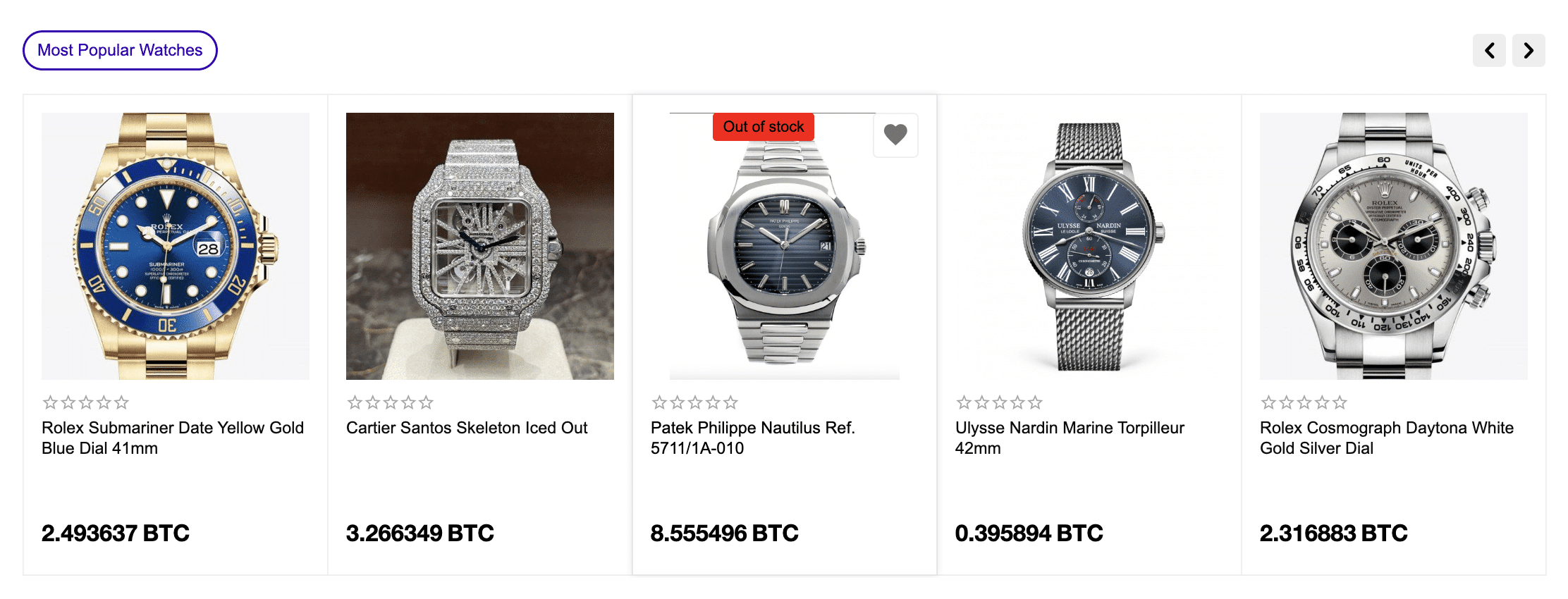 Horloges Crypto Emporium