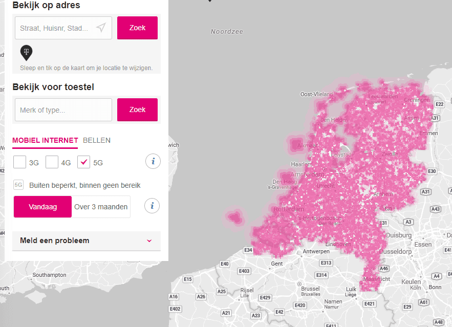 technologische innovaties 5g dekking Nederland