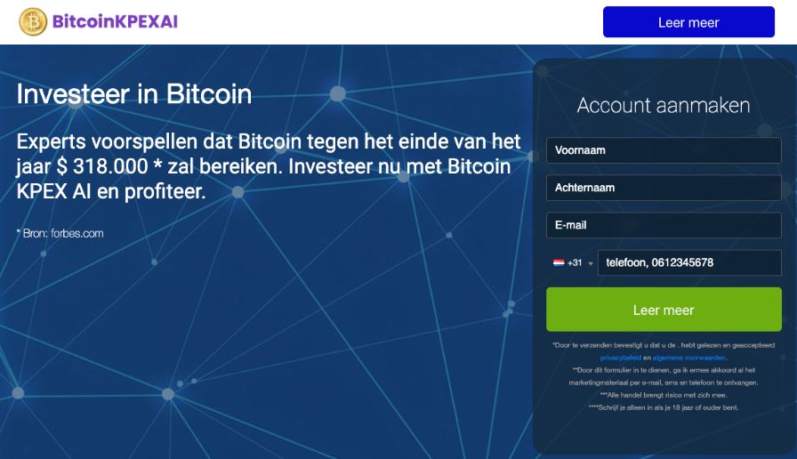 Bitcoin KPEX AI Account