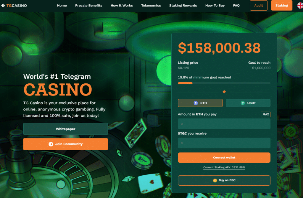 tg.casino bitcoin alternatief