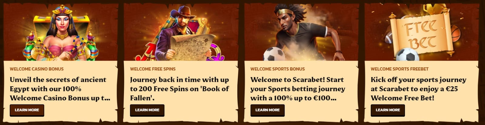 overzicht promotie pagina casino bonus zonder storting