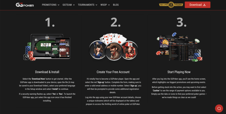 GGPoker poker app