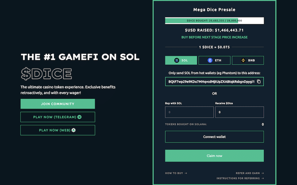 Mega Dice token, waar penny stocks kopen nederland