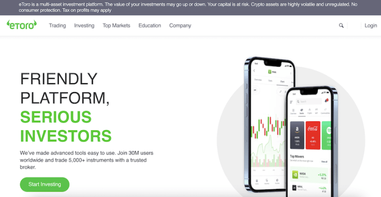 eToro, beste brokers nederland vergelijken