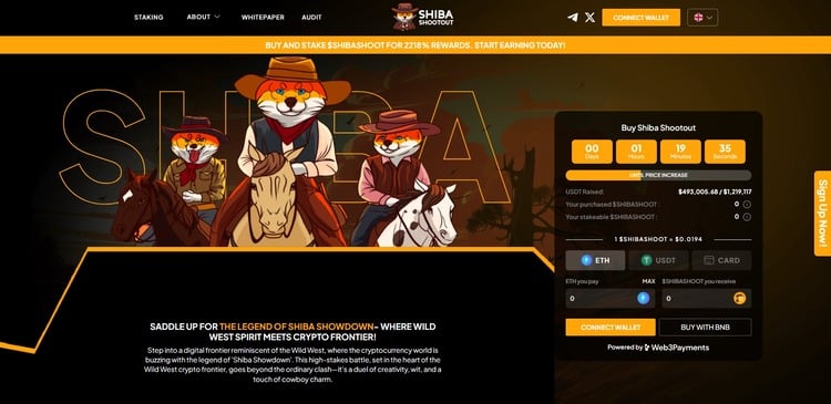 ShibaShootout, De beste crypto games om geld te verdienen