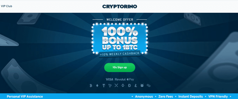 Cryptorino beste bitcoin casino