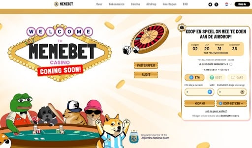 Memebet Token, beste crypto tips voor beginners