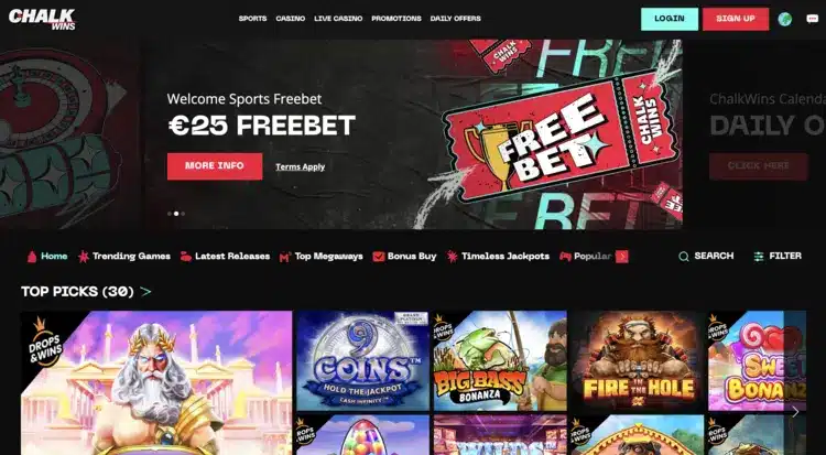 Nederlandse online casino ChalkWins