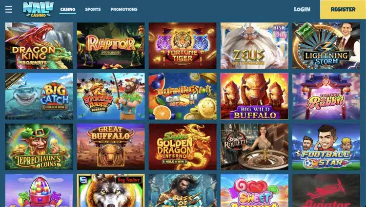 Aanbod casino games Nalu Casino