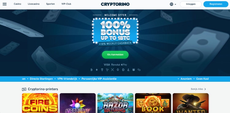 Cryptorino, beste aviator casino