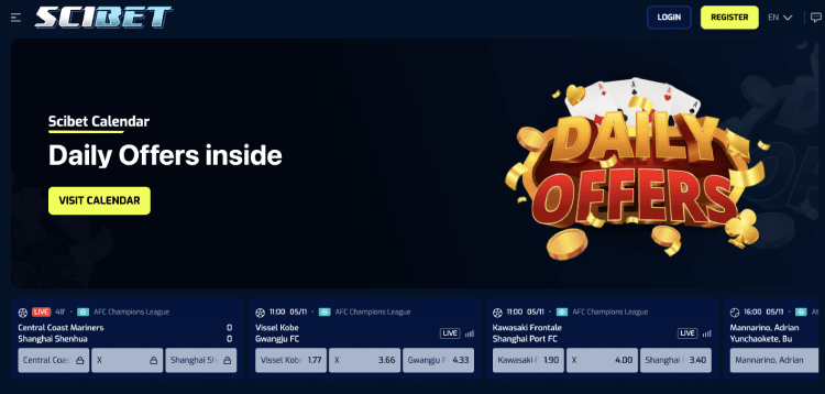 Scibet.io gratis startgeld casino