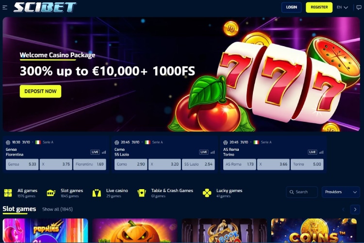 Scibet.io Beste Mobiele Casino Apps