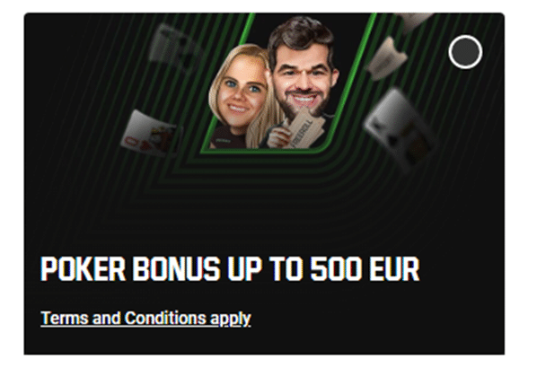 poker bonus unibet