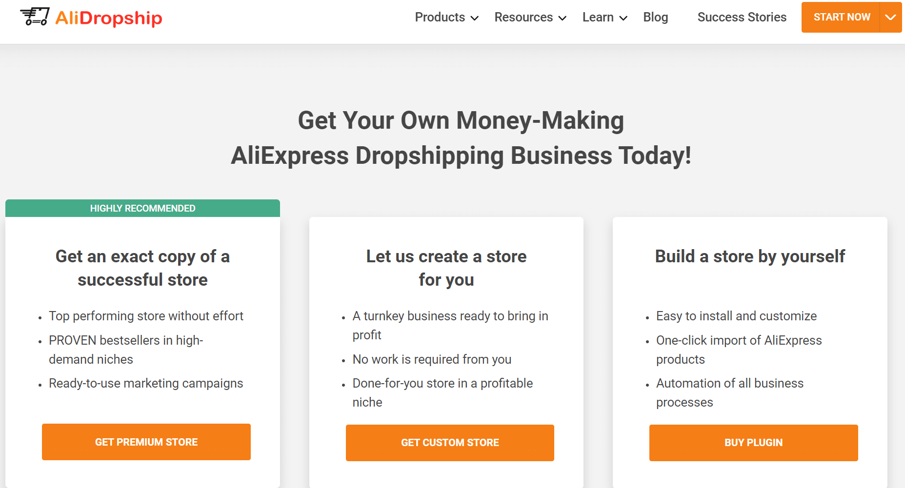 Alidropship. Dropshipping leverandør.