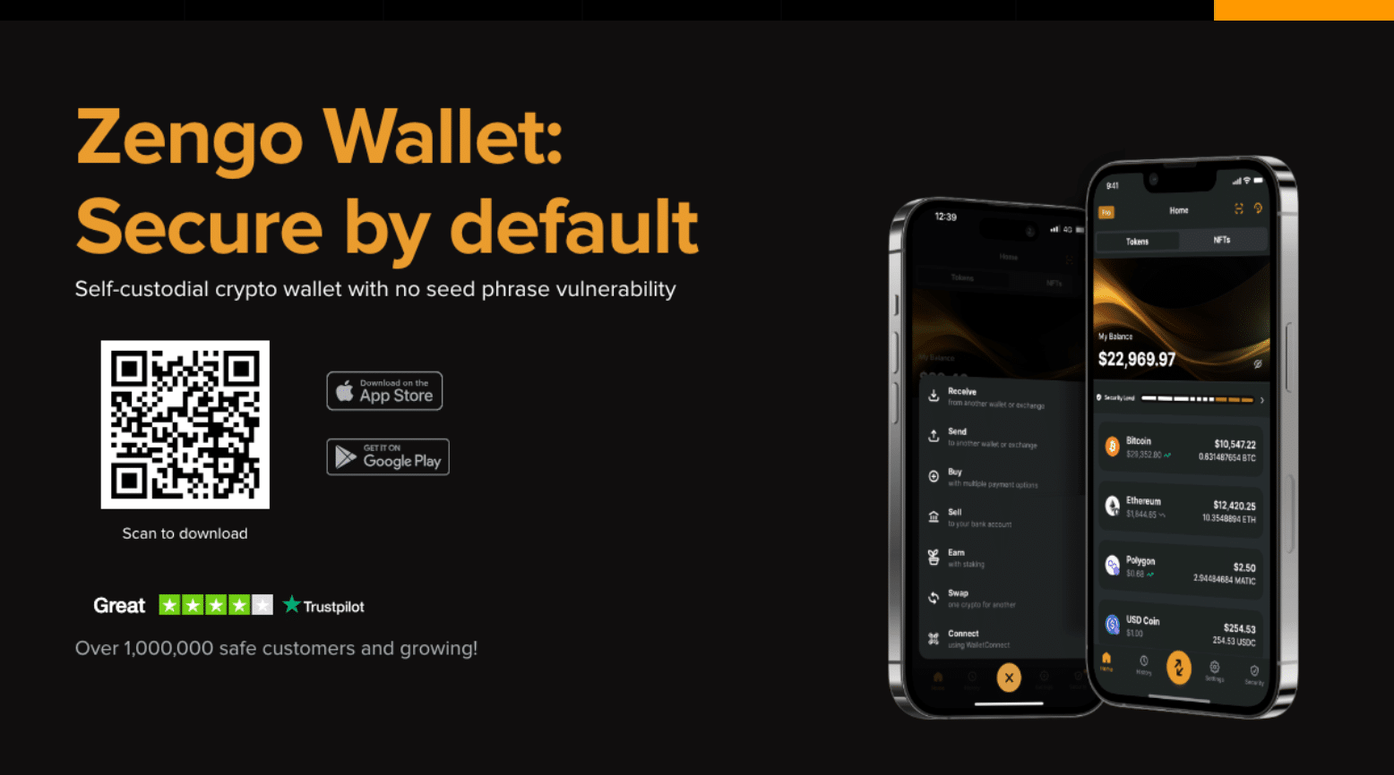 zengo wallet offer with QR code