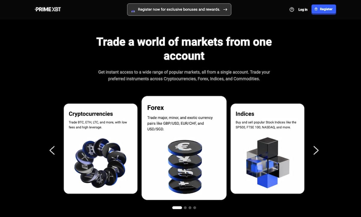 Forex trading på PrimeXBT