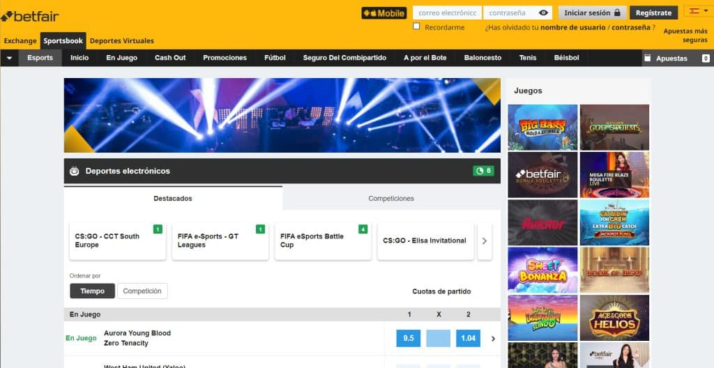 Betfair esport