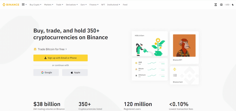 Binance ang pinakamahusay na platform upang bumili ng cryptocurrency