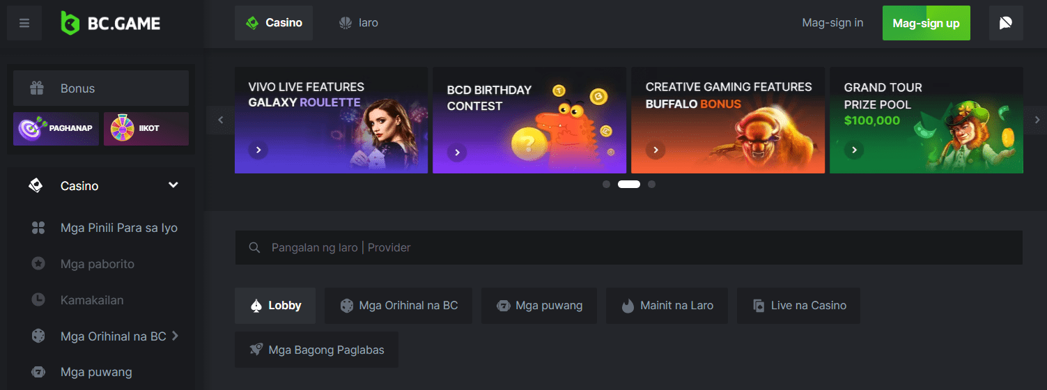 mga live na dealer ng bitcoin casino