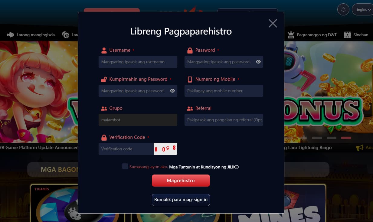 mag sign up sa online casino sa pilipinas