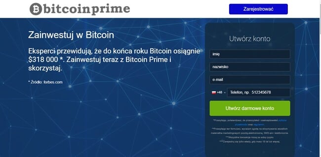 bitcoin prime strona główna